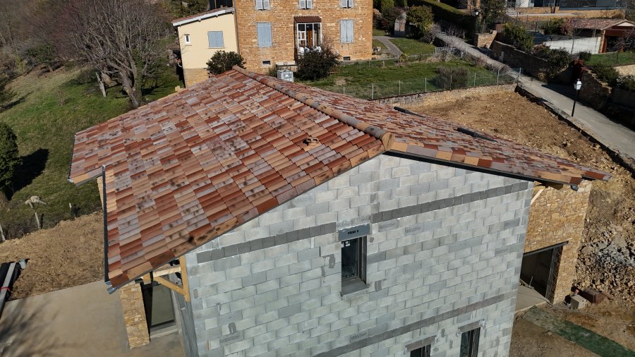 Toiture neuve dans les Mont d'Or