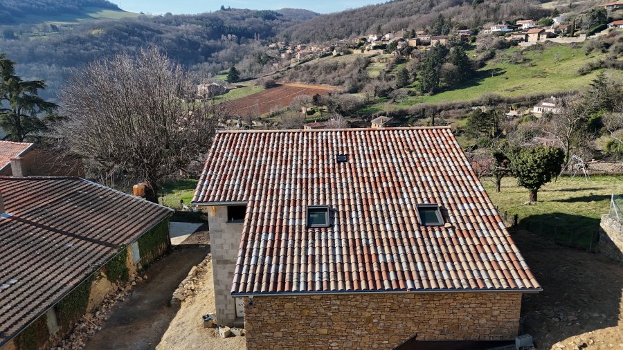 Toiture neuve dans les Mont d'Or