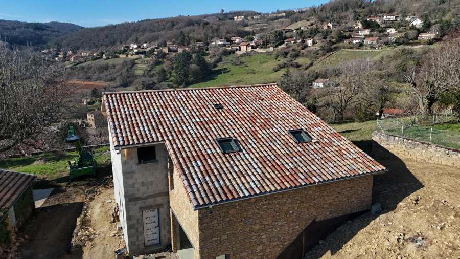 Toiture neuve dans les Mont d'Or